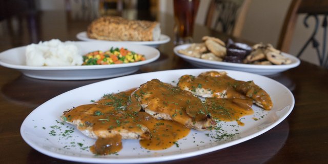Grilled Chicken Marsala