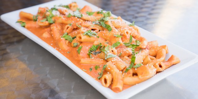 Homemade Rigatoni alla Vodka