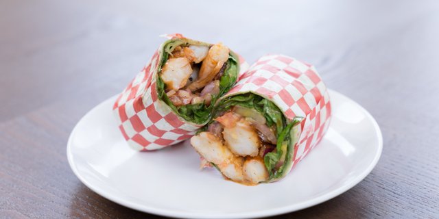 Jerk Shrimp Wrap