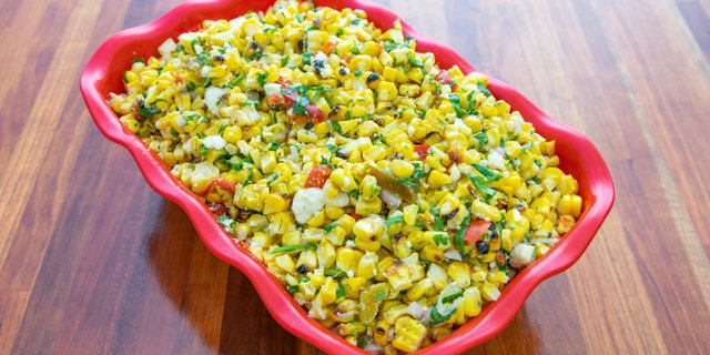 Fresh Grilled Corn Salad