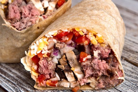BBQ Bison Cheesesteak Wrap