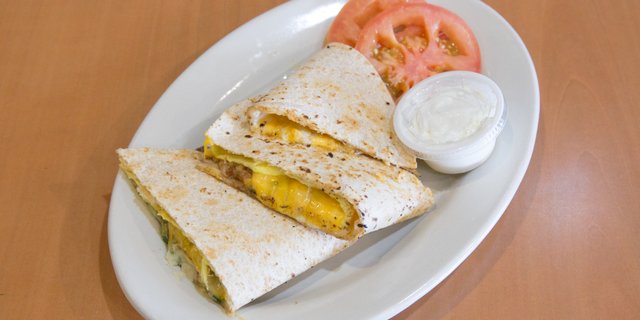 Potato Omelet Wrap