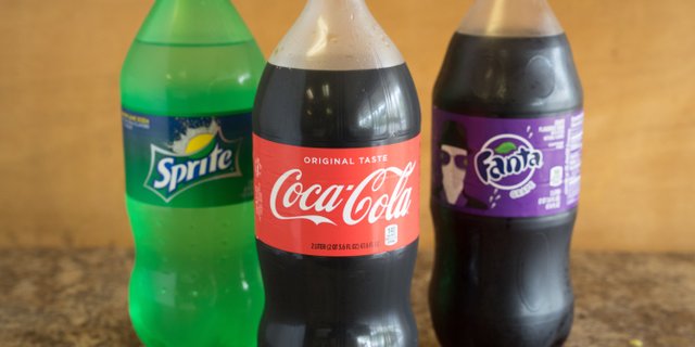 Assorted 2L Soda Bottles