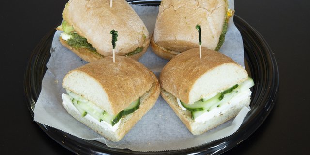 Silver Breakfast Sandwich Tray