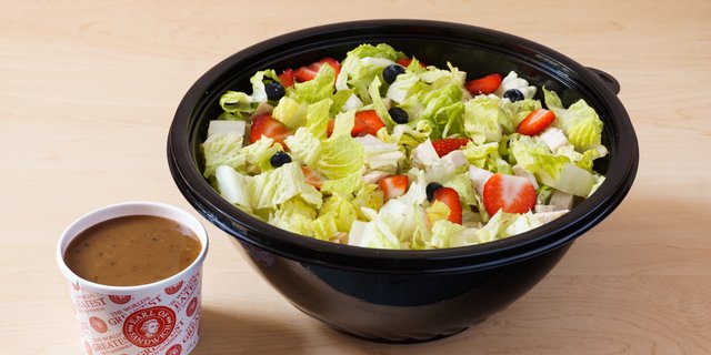 Berry, Chicken & Almond Salad