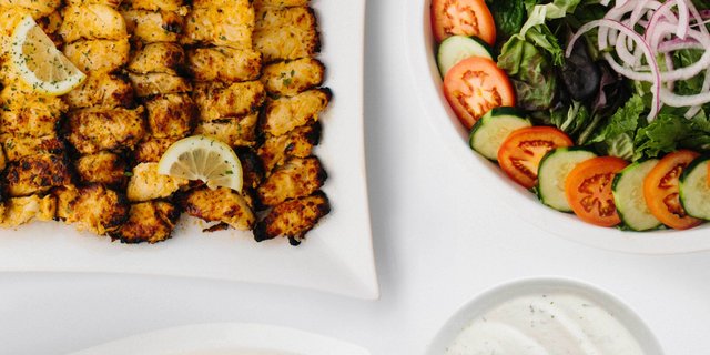 Flat-Cut Chicken Kabob Catering Package