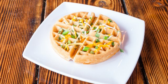 Savory Cornbread Waffle