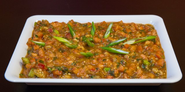 Eggplant Pomegranate Salad