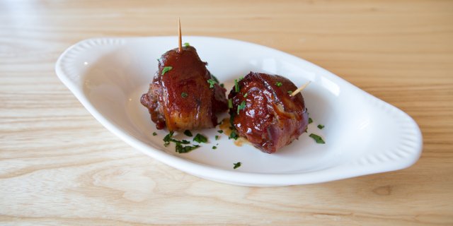 Bacon-Wrapped Meatballs