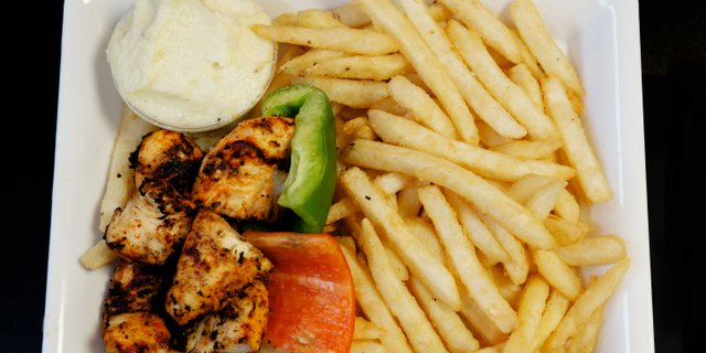 Chicken Kabob Platter