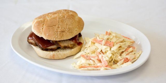 Pulled Pork BBQ Sandwiches Platter