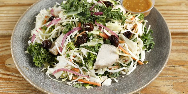 Kale & Slaw Salad w/ Grilled Chicken