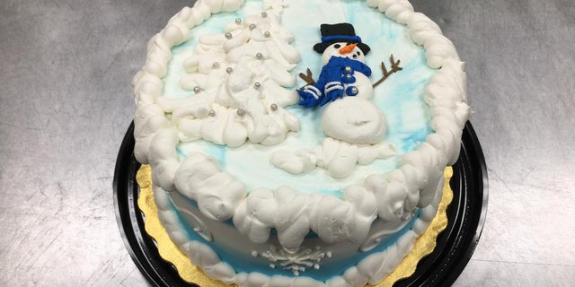 Just Baked Holiday Cakes - Frosty Cake