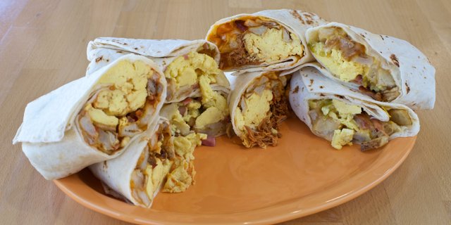 20 Breakfast Burritos