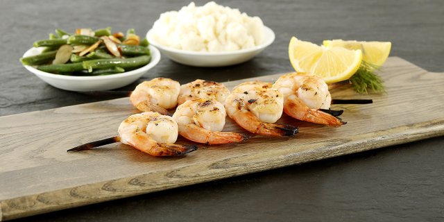Grilled Marinated Shrimp Platter