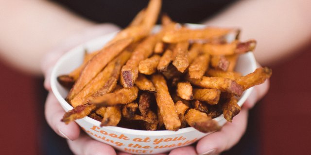 Skin-On Sweet Potato Fries