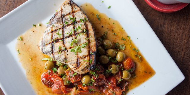 Grilled Swordfish Steak