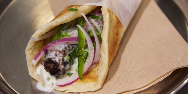 Beef Kebab Wrap