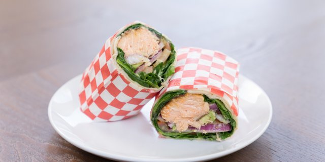 Habanero Salmon Wrap
