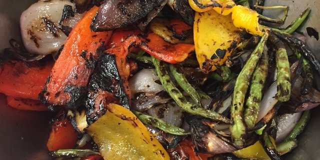 Charred Seasonal Vegetables