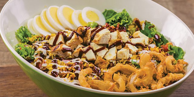 BBQ Chicken Ranch Salad Platter
