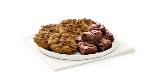 Chocolate Chunk Cookie & Chocolate Fudge Brownie Tray
