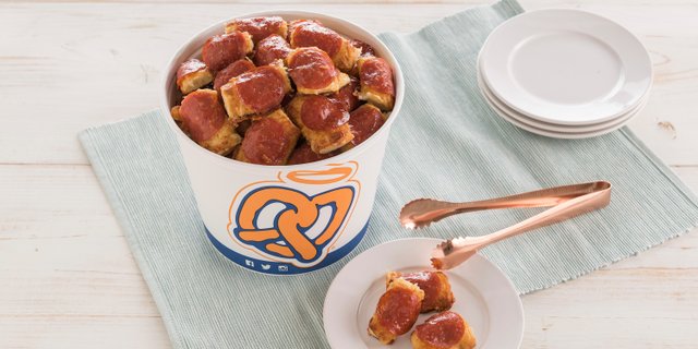 Pepperoni Pretzel Nuggets Bucket