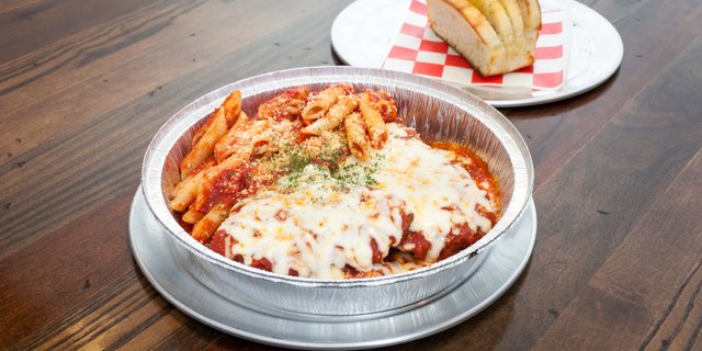 Chicken Parmesan w/ Penne Pasta