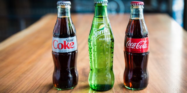 Assorted Individual Glass Bottle Sodas