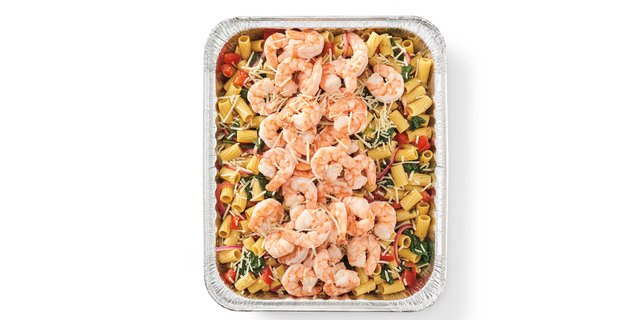 Cauliflower Rigatoni Fresca w/ Sautéed Shrimp