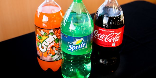 Assorted 2L Soda Bottles