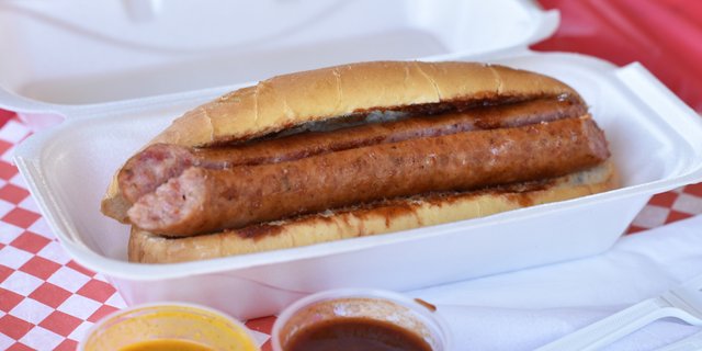 Conecuh Sausage Sandwich
