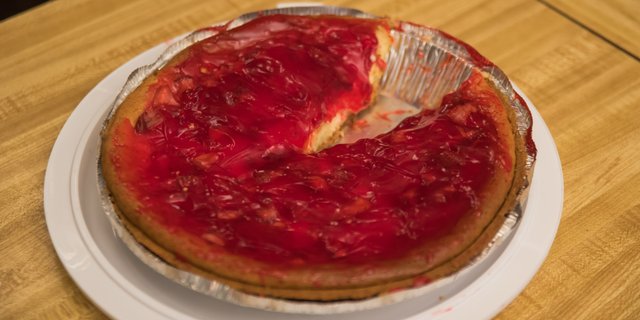 Homemade Strawberry Cheesecake