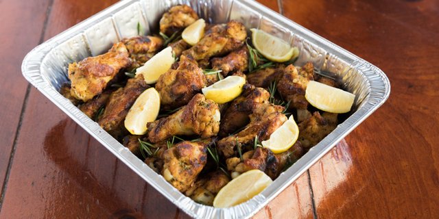 Grilled Tuscan Chicken Wings