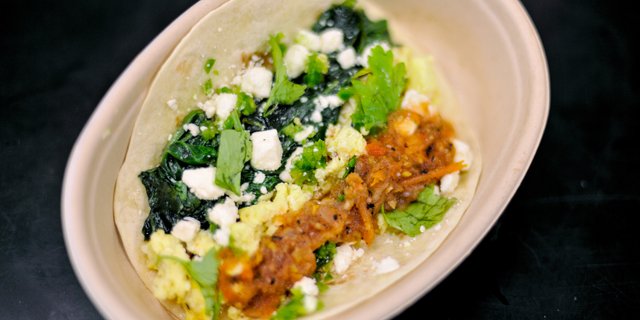 Butler Park Veggie Breakfast Taco