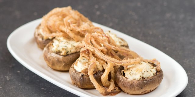 Stuffed Mushroom Caps