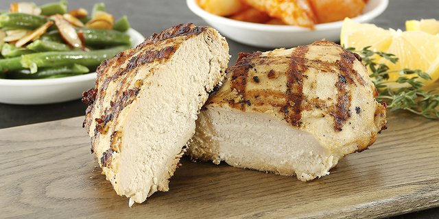 Grilled Boneless Lemon-Pepper Chicken Breasts