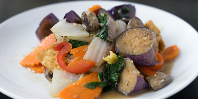 Gluten-Free Spicy Eggplant Stir-Fry