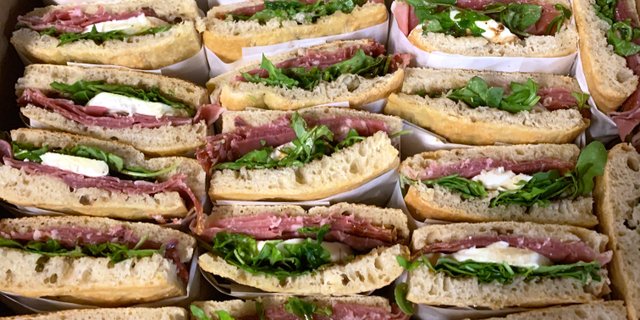 Prosciutto Mozzarella Sandwiches
