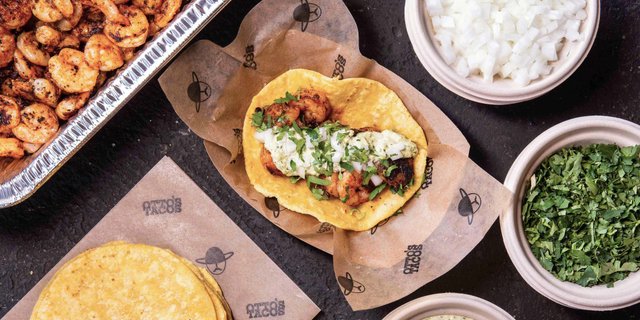 Build-Your-Own Shrimp Tacos
