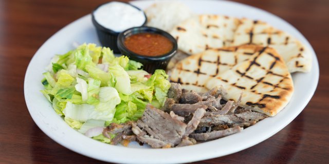 Lamb & Beef Gyro Sandwich Bar