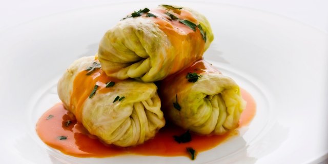 Pork-Stuffed Cabbage