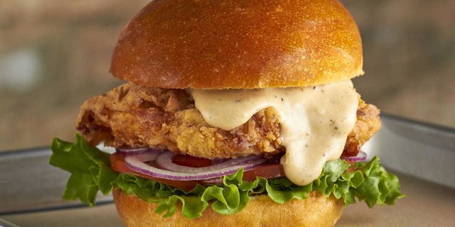 Chicken Fried Chicken Burger