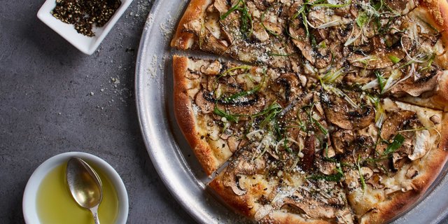 Wild Mushroom Pizza