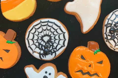 Assorted Halloween Sugar Cookies