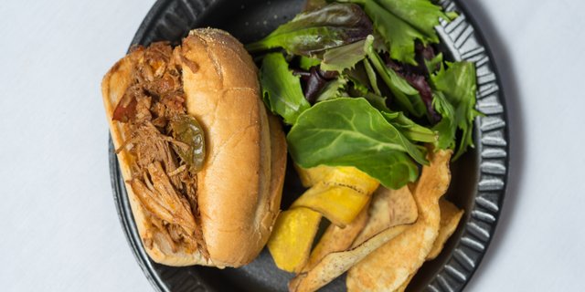 BBQ Pulled Pork Sandwich Bar
