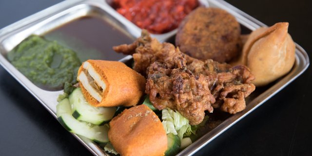 Vegetarian Appetizer Plate