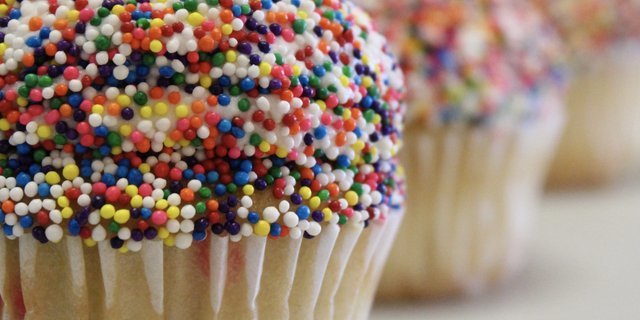Birthday Sprinkles Cupcake