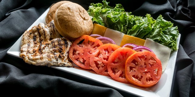 Build-Your-Own Chicken Sandwich Bar