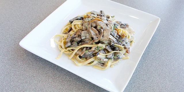 Fusilli w/ Mushrooms